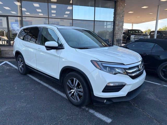 Used 2017 Honda Pilot EX-L with VIN 5FNYF6H52HB100697 for sale in Bartlesville, OK
