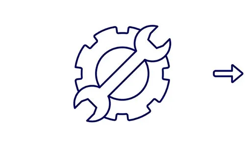 We'll service it icon